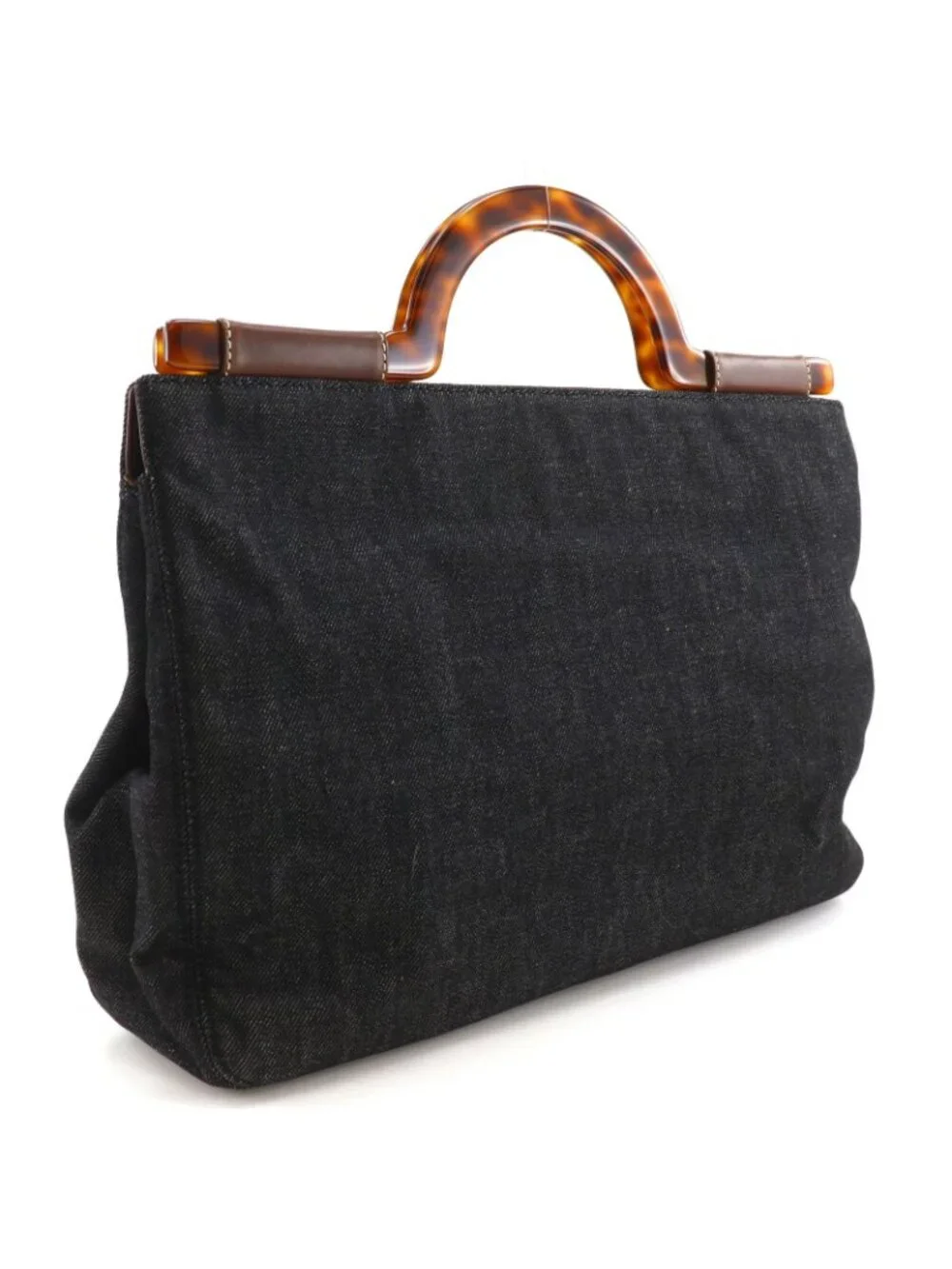 Chanel CC Logo Denim Handbag